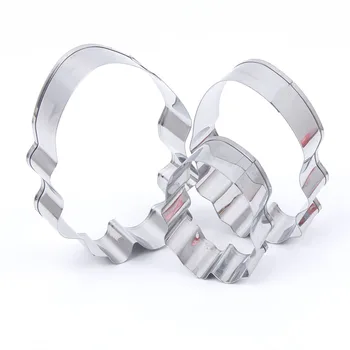 

3pcs/pack Parrot Tulip Petal Flower Cookie Cutter Fondant Cake Decorating Baking Tool