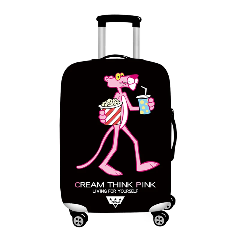 Розовые штаны с узором Эластичный Чехол для багажа протектор Dustproof18-32 дюймов тележка костюм чехол Чехол Защитные Чехлы аксессуары для путешествий - Цвет: C