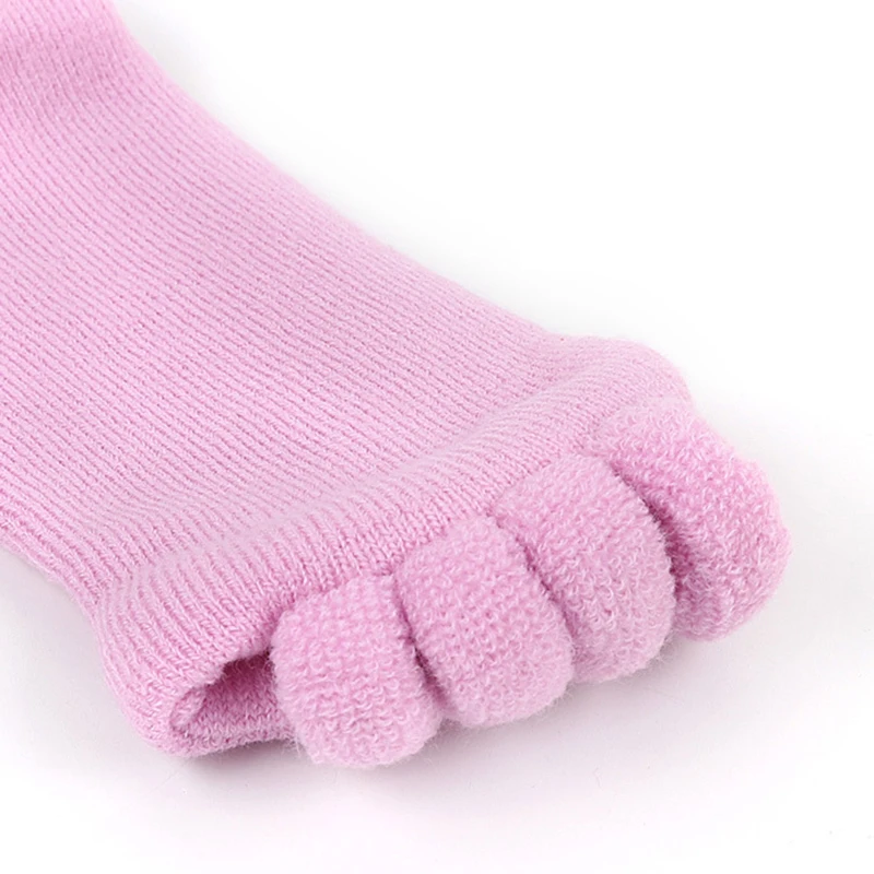1Pair Five Toe Socks Bunion Corrector Orthotics Separators for Hallux Valgus Pain Relief Foot Care Pedicure Tools