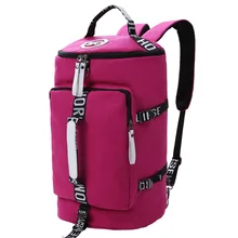 Многофункциональный Холщовый портативный спортивный рюкзак для спортзала, сумка через плечо, посылка для йоги, цилиндрическая посылка, спортивная сумка для мужчин и женщин