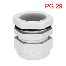UXCELL белый 1 шт. PG29 из линаня Пластик соединительный кабель с разъемом кабеля сальниковые соединения подходит на возраст 18 мм-25 мм Диаметр провода