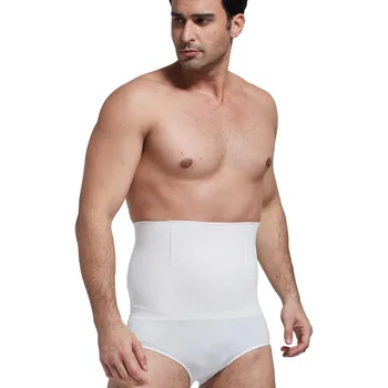 

Seamless men's toning pants high waist cartilage lower abdomen briefs lift hips