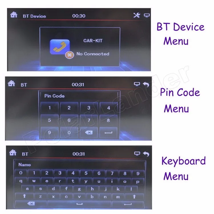 Excellent Support AM FM RDS 2 DIN Car DVD Player MP4 MP5 Touch Screen Bluetooth TF Auxin 6.95