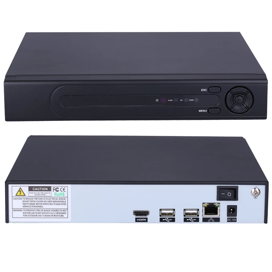 

XMEYE 8CH H.265 CCTV NVR Max 4K Output Security Network Recorder 4CH 5MP/8CH 3MP/16CH 960P Input For H.265/H.264 IP Camera