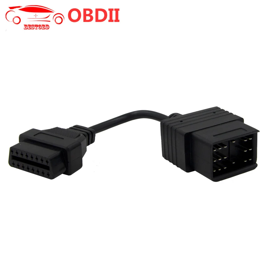 

For Toyota 17pin Old Gasoline Car Cable Adapter into 16 pin OBD2 Connector OBDII Adapter
