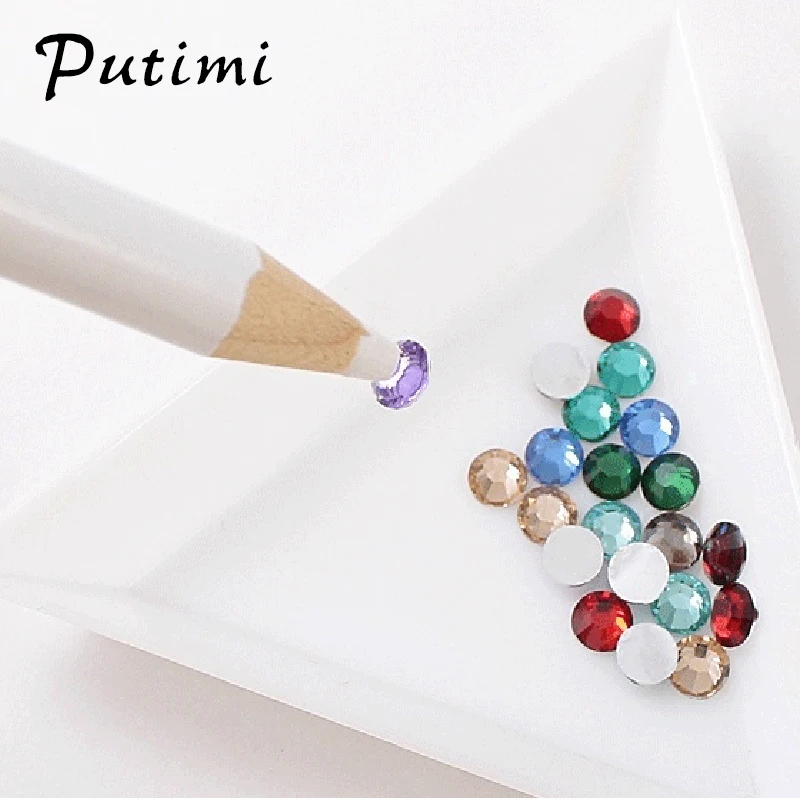 

Putimi Nail Design Dotting Pen Wax Pen Rhinestone Picker Diamond Painting Tools Nail Art Tools Wax Pencil for Crystals Manicure