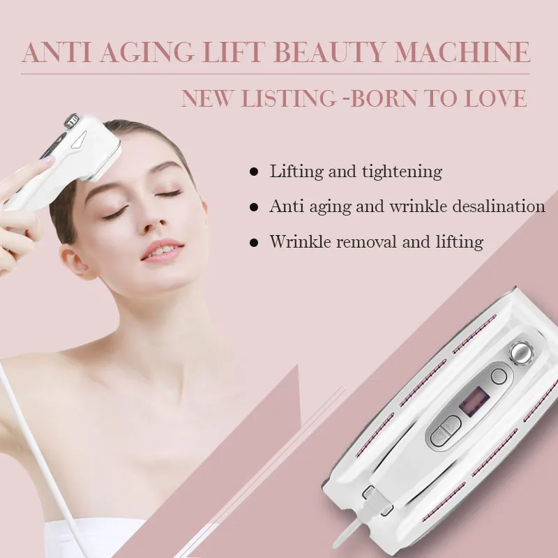 Cuidados com a Pele Instrumento de Beleza Máquina da Beleza do Enrugamento Mini Hifu Multifuncional Ultra-sônico Facial Rejuvenescimento Anti Envelhecimento 7 Beleza e saúde