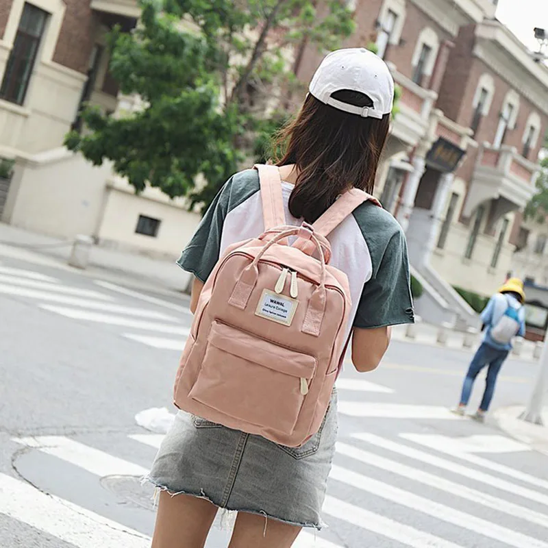 Модный дизайн Известный Рюкзак парусиновые Лоскутные рюкзаки Mochila классический