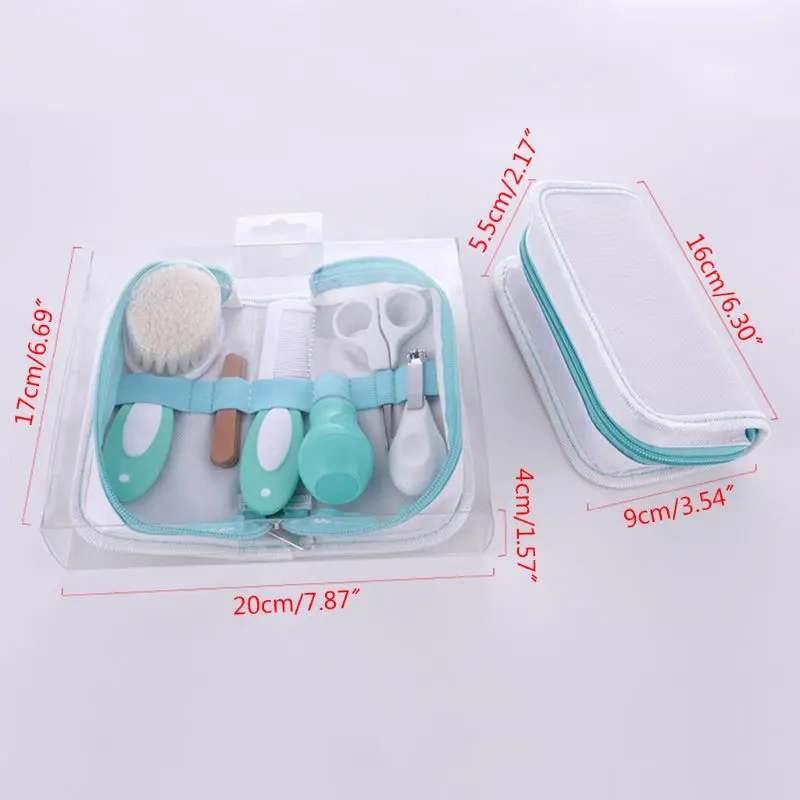 Для кормящих комплект ножницы и щипчики для ногтей кисточки гребень мягкий Professional портативный все в одном новорожденных уход за детьми