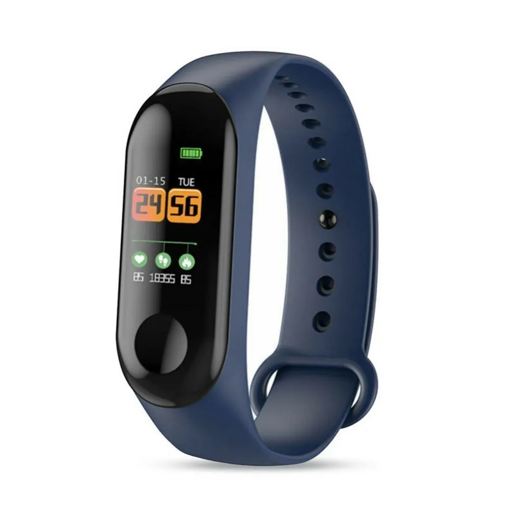 

M3 color screen smart bracelet heart rate monitoring information push Bluetooth sports bracelet
