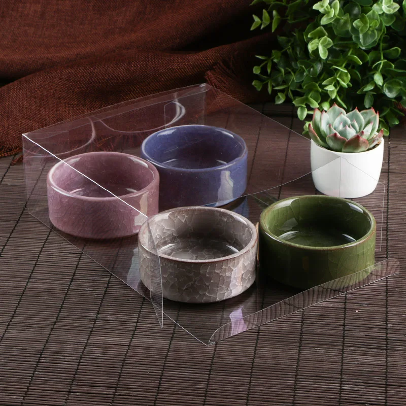 18184cm Cupcake Box Clear PVC Transparent Plastic Cake Boxes Wedding Party Gift Box And Cake Packaging box storage event&party (3)