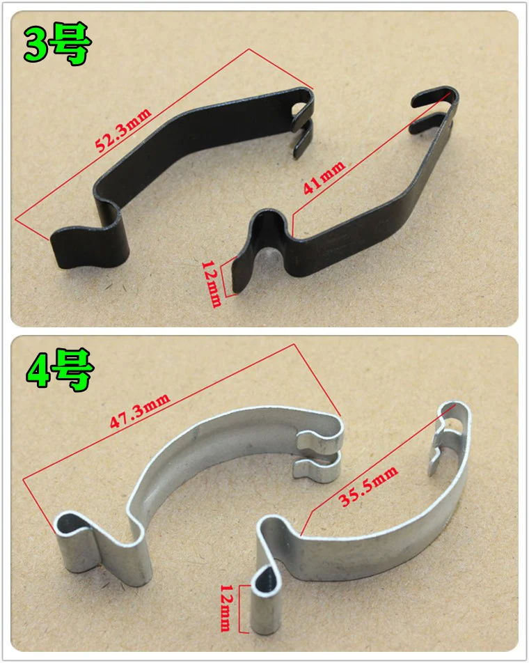 TITIFXAN 2 шт. автоматический фиксированный пружинный зажим крюк Натяжной пружинный воздушный фильтр Корпус фильтра Электрический предохранитель карта Пряжка стальной зажим