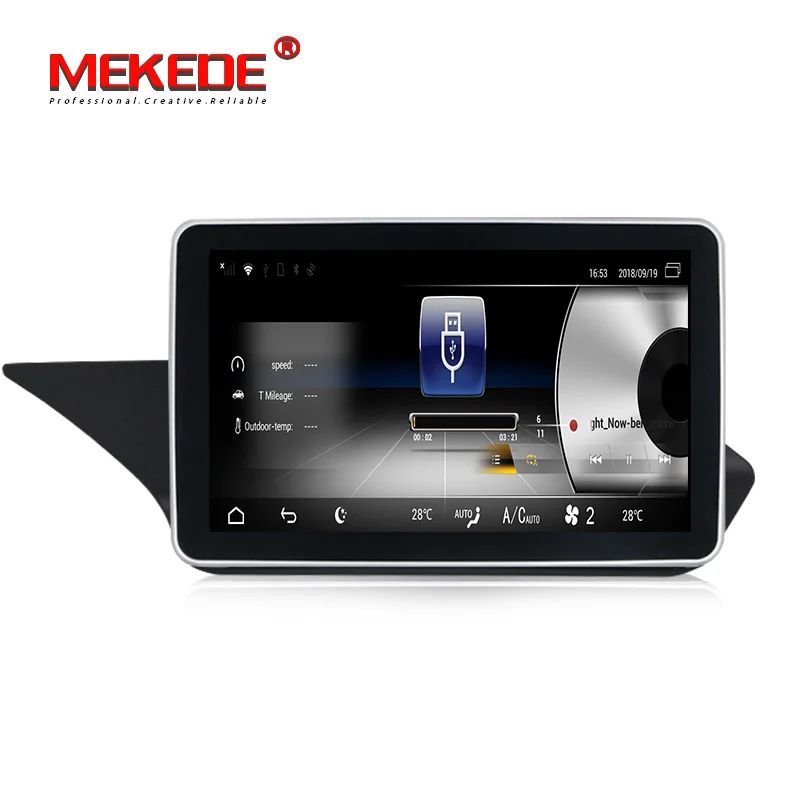 Perfect MEKEDE 4G LTE 9inch Car audio radio DVD player for Benz E class W212 2009-2015 with gps navigation radio wifi BT 3+32G 2