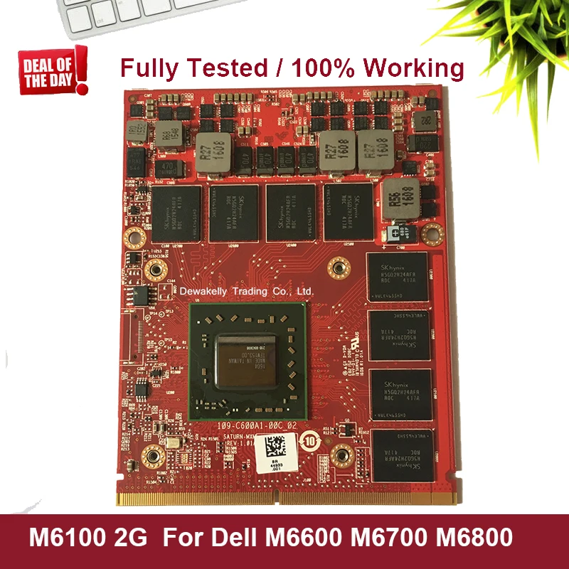 Новая видеокарта M6100 для Dell Precision M6800 M6700 M6600 FirePro K5WCN 0K5WCN CN-0K5WCN полностью протестированная рабочая