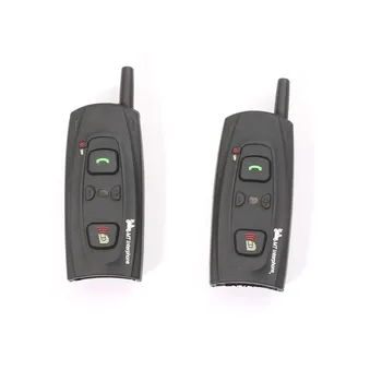 

2Pcs V2 1200M Wireless Bluetooth Motorcycle Helmet Intercom for 2 Riders Interphone Earphone Headset Intercomunicador Moto