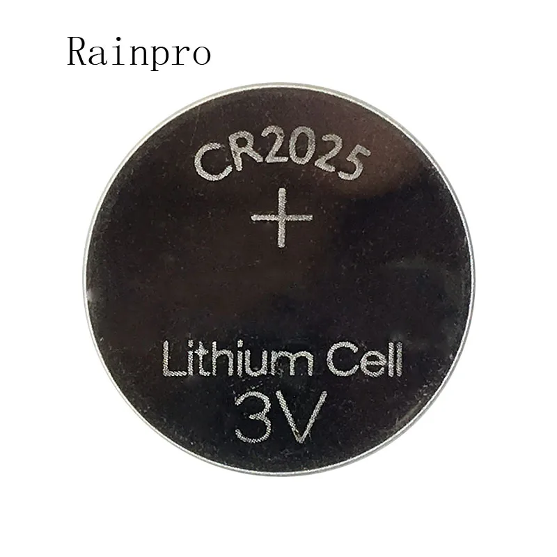 Rainpro 10 шт./лот CR2025 2025 кнопка, литиевая батарея для пульта дистанционного управления