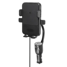 Wireless Car Charger 2 USB Charger Phone Holder Mount Cigarette Lighter Charging For Samsung for Galaxy S8 S8 Plus Phones GPS