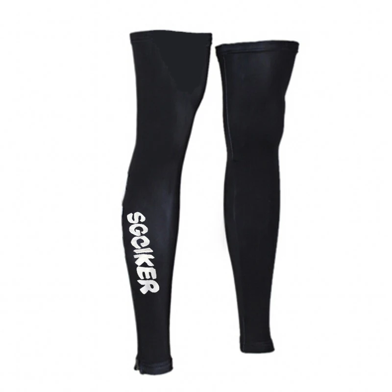 

2017 SGCIKER classic black cycling legwarmers cycling leggings quick-dry lycra cycling leg Sunscreen Protector Cuff