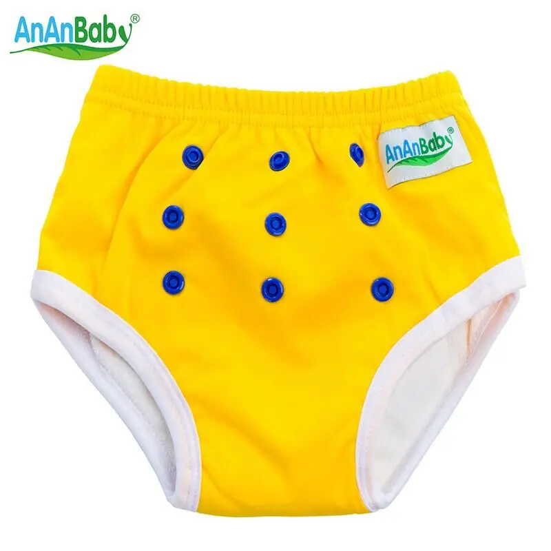 Ananbaby Toddler Baby Waterproof Washable Training Pants Trainers Potty Soft Cute Infant Pants