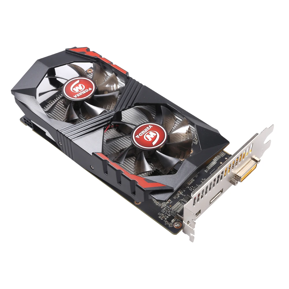 Видеокарта VEINEDA для компьютера видеокарта PCI E GTX1050Ti GPU 4G DDR5 игр nVIDIA Geforce|video card|graphic