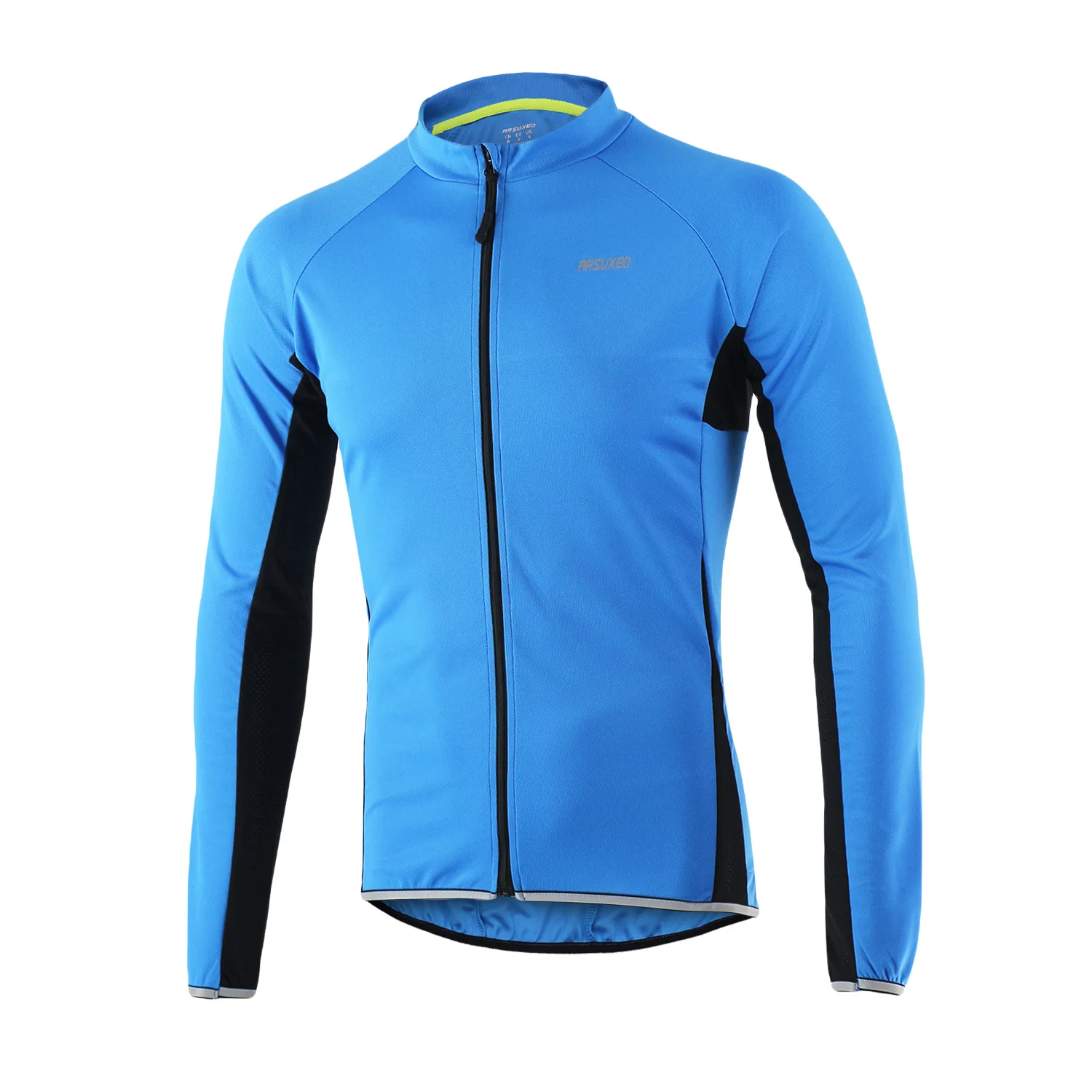 Pro de los hombres de manga larga Ciclismo Jersey transpirable MTB bicicleta, ropa de Jersey con reflectantes Maillot ropa de Ciclismo