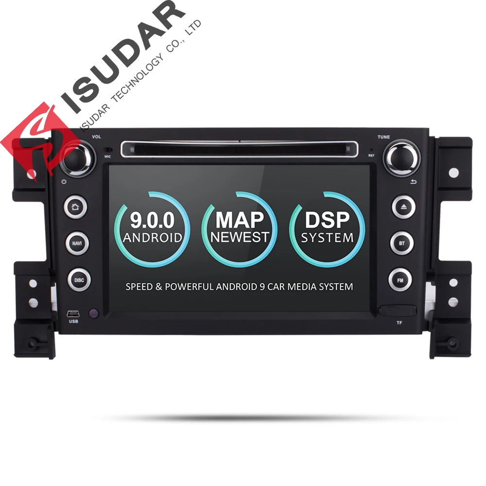 Isudar Autoradio For SUZUKI Grand Vitara font b Car b font Multimedia player Android 9 2