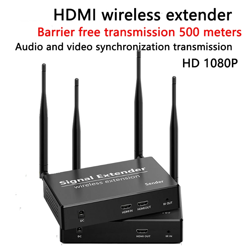 

HDMI wireless transmitter VGA wireless extender Wireless transmission of audio and video 500 meters Transmitter receiver