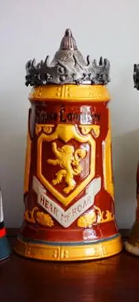 Аниме Игра престолов Пивная кружка чашка подписи Steins House Stark Lannister Targaryen Baratheon 22 oz Керамическая Пивная кружка STEIN - Цвет: Style 2