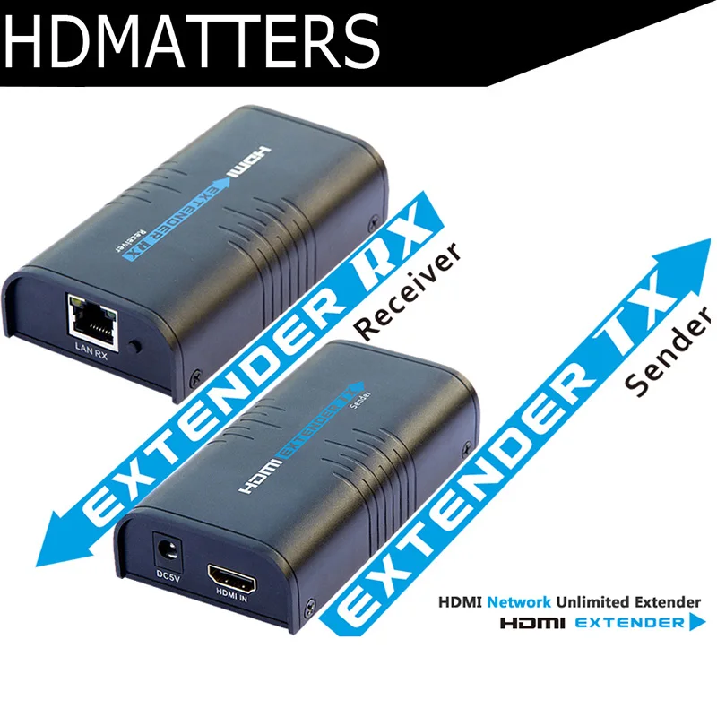 LKV373 HDMI удлинитель приемник комплект LKV373 V2.0 cat5e/6 кабель до 120 м(отправитель и ресивер