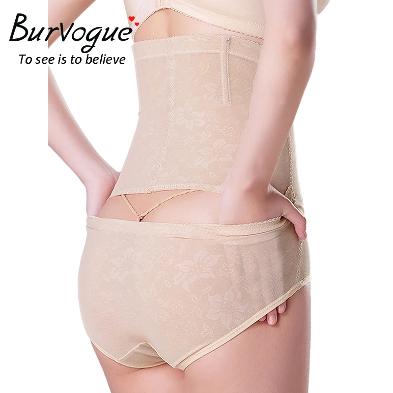.High waist body shaper is made of spandex and polyester material
