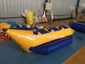 

Funny water sports inflatable banana boat ride for 6 persons