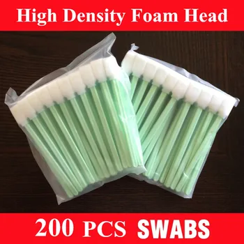 

200 pcs Cleaning Swab swabs for Epson Solvent DX2 DX3 DX4 DX5 DTG XAAR Printer Head Printer maintenance Foam Tip Cleaning