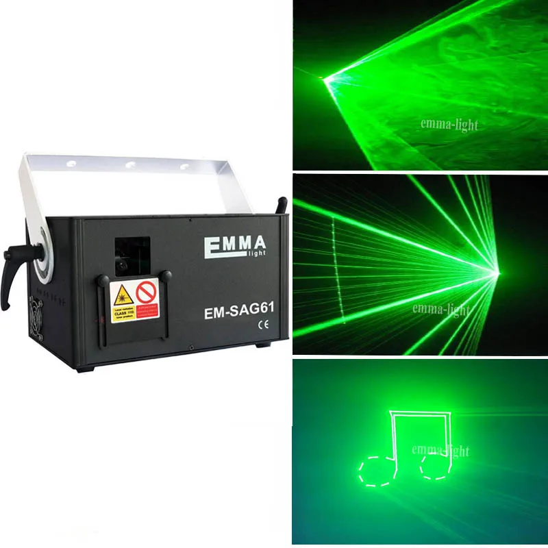 1 Вт зеленый лазерный 3D анимационный сканер проектор ILDA DMX танцевальный бар рождественские вечерние Дискотека DJ эффект светильник сценический светильник s шоу Система