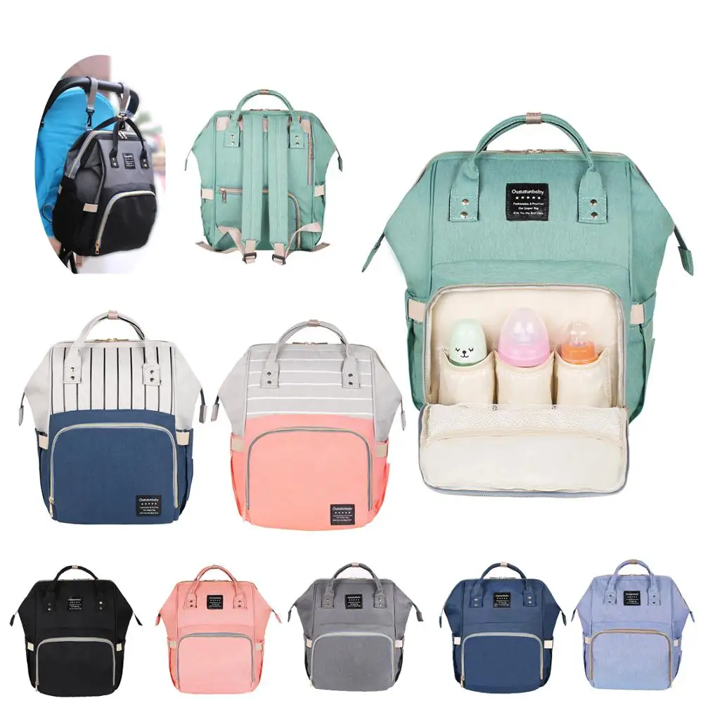

Large Capacity USB Charge Multifunction Maternity Nappy Bag Backpack Baby Diaper Bag Infant Nursing Stroller Travel Backpack Bag
