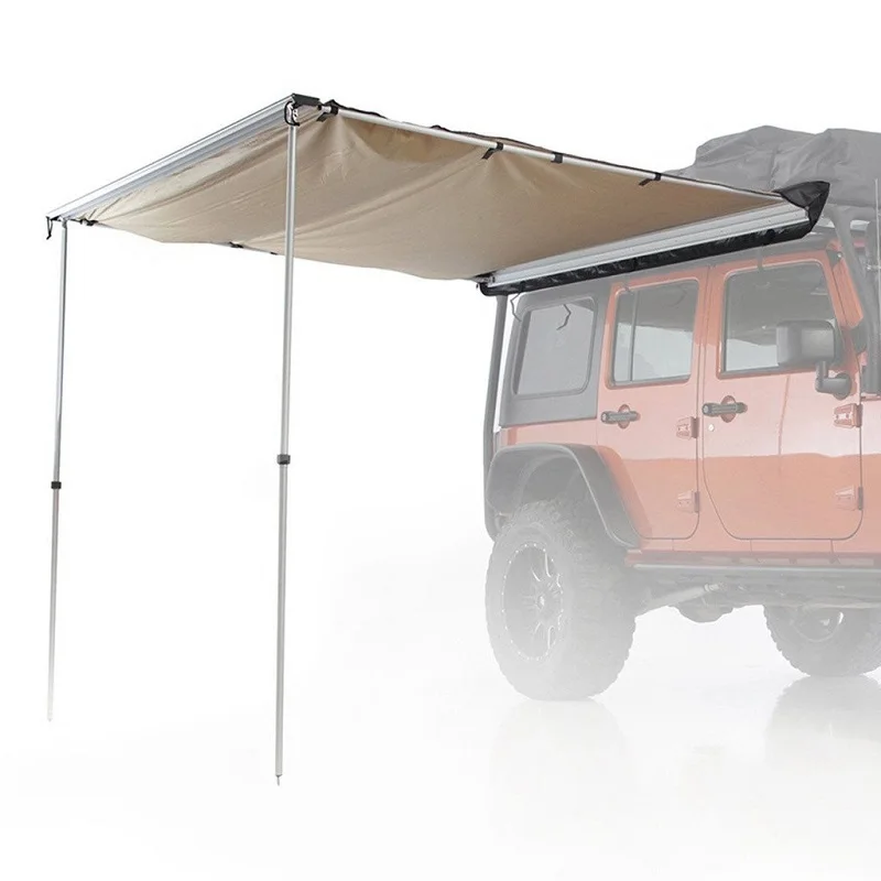 khaki-color-4WD-car-rooftop-tent-side-awning-for-sun-shade-car-tent-tents-for-camping