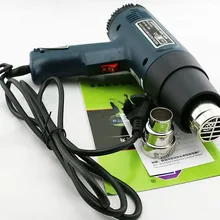 Тепловая пушка AC220V-240V с регулируемой температурой 1600 Вт, промышленный фен для волос, фена для горячего воздуха, CS-822 Тепловая пушка