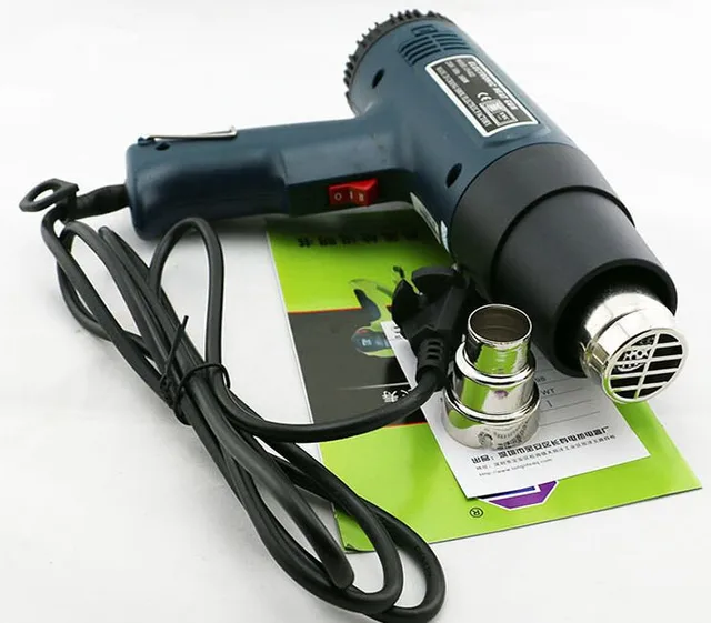 Heat gun AC220V 240V 1600W Temperature Adjustable industrial hair dryer