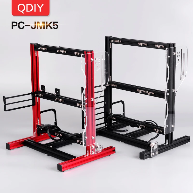 Qdiy корпус для ПК алюминиевый блок игр с водяным охлаждением материнская плата