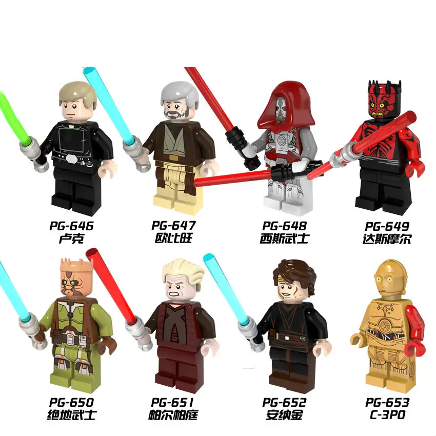 C3po Luke Skywalker Obi Wan Sith Anakin Skywalker Diy Compatible Children Starwars Gift Toys Obi Wan Starwars Toyschildren Toys Aliexpress