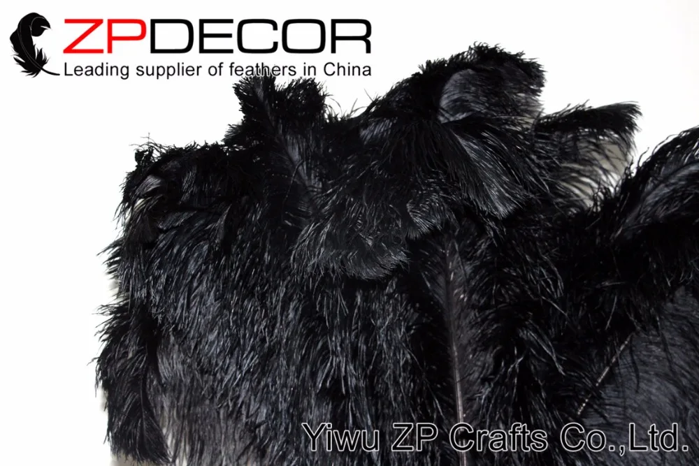 black ostrich feathers (12)