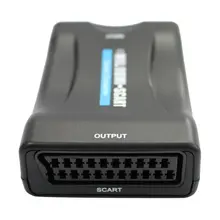 1080 P HDMI в SCART Видео Аудио Высококлассный Конвертер AV Адаптер Сигнала HD Приемник ТВ DVD