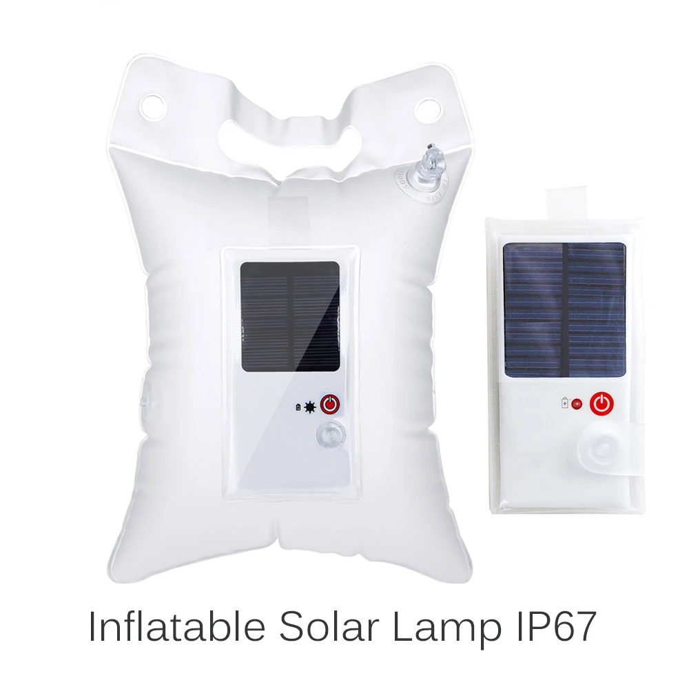 AGM Inflatable Solar Light LED Solar Powered Camping Tent Lamp