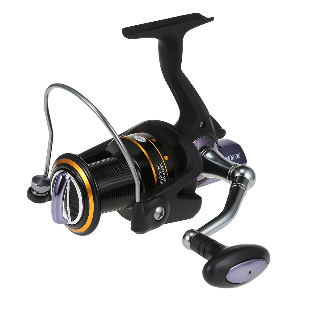 

Boyang Fishing Reel Front and Rear Drag Bait Casting Reel GH6000 Spinning Wheel Aluminium Spool Right / Left Handle Fishing Reel