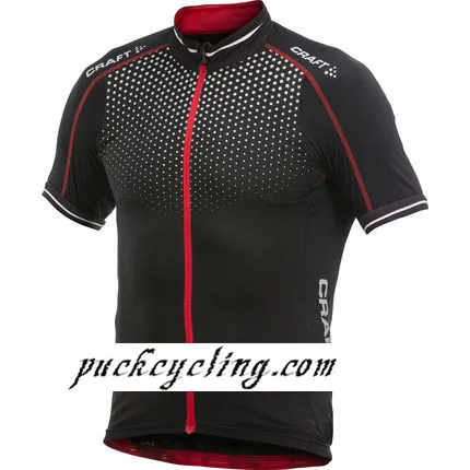 black red cycling jersey