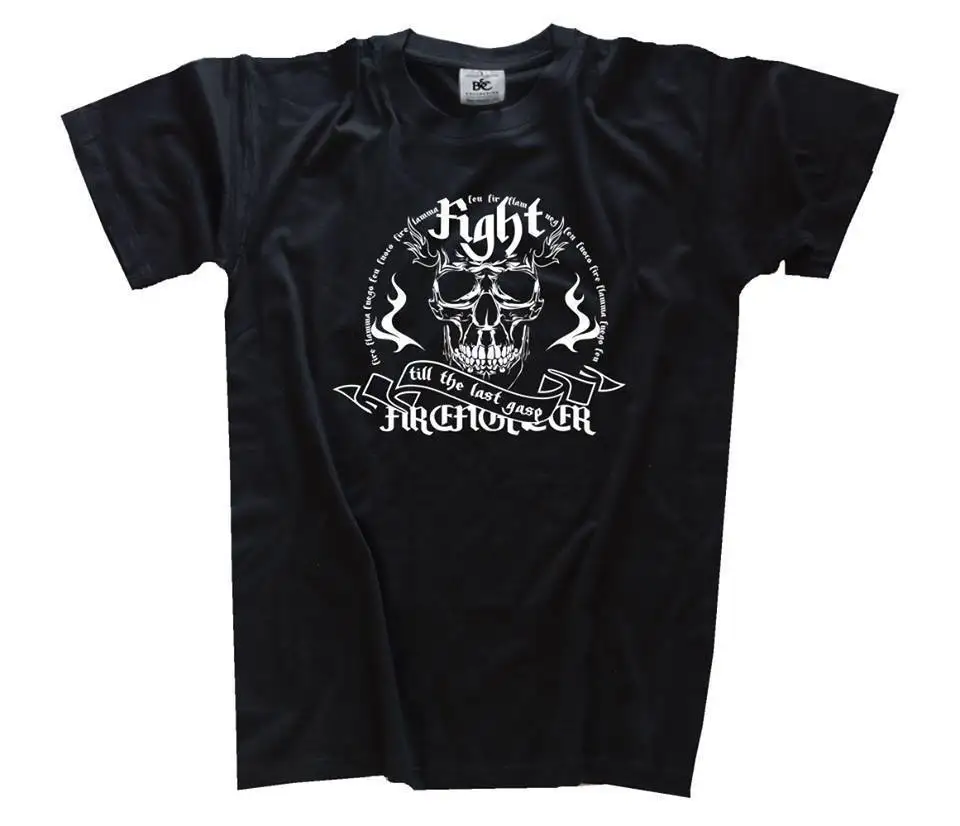 Пожарный-до последнего газа-Feuerwehr футболка s-xxxl | Мужская одежда