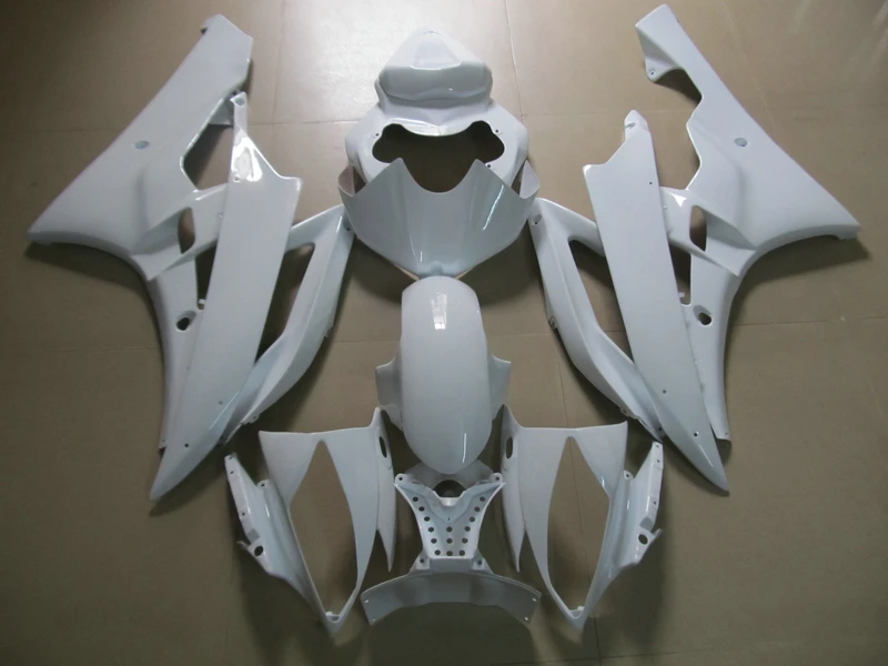 

Injection molded 100% fairing kit for Yamaha YZF R6 06 07 white fairings set YZFR6 2006 2007 TR35