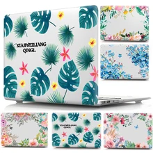 Flower Print Laptop Case For Macbook Air 11 Pro 12 13 15 16 Inch,Shell Cover For Mac Book Air 13.3 Pro 13 15 Retina Touch Bar