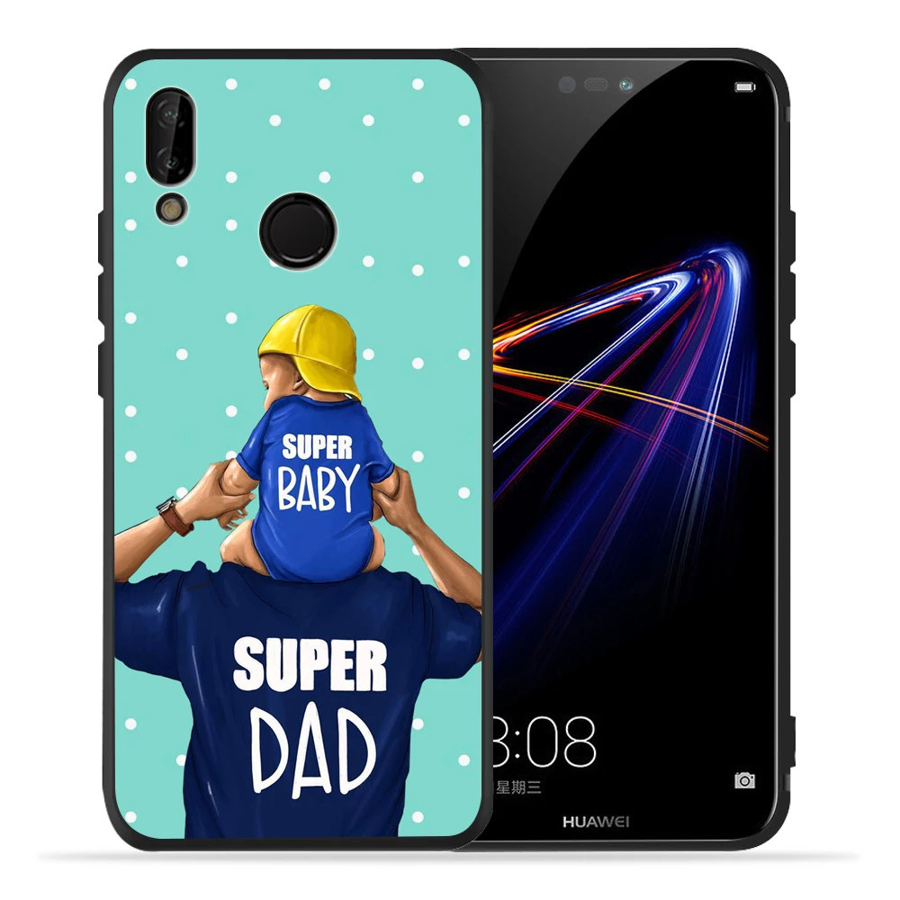 Модный чехол Super Mama mouse Dad girl boy Baby для huawei P20 Lite Pro P30 Lite Pro P8Lite P9Lite P Smart P10 Lite