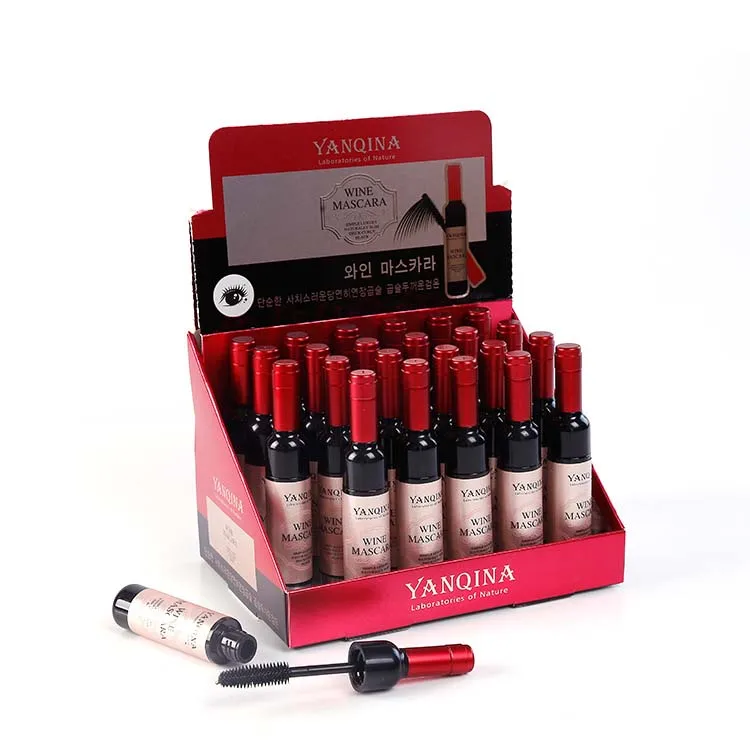 

Red Wine Bottle Shape Mascara Waterproof Long-Lasting Eyelash Lash Cream HS11