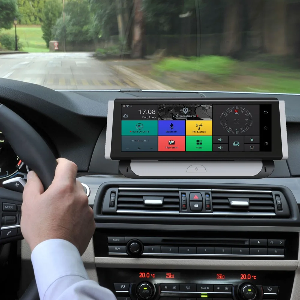 Автомобильный видеорегистратор DVR gps навигатор с сенсорным экраном музыкальный